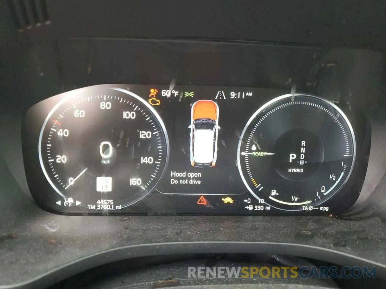 9 Photograph of a damaged car YV4BR0DK1M1684225 VOLVO XC60 T8 RE 2021