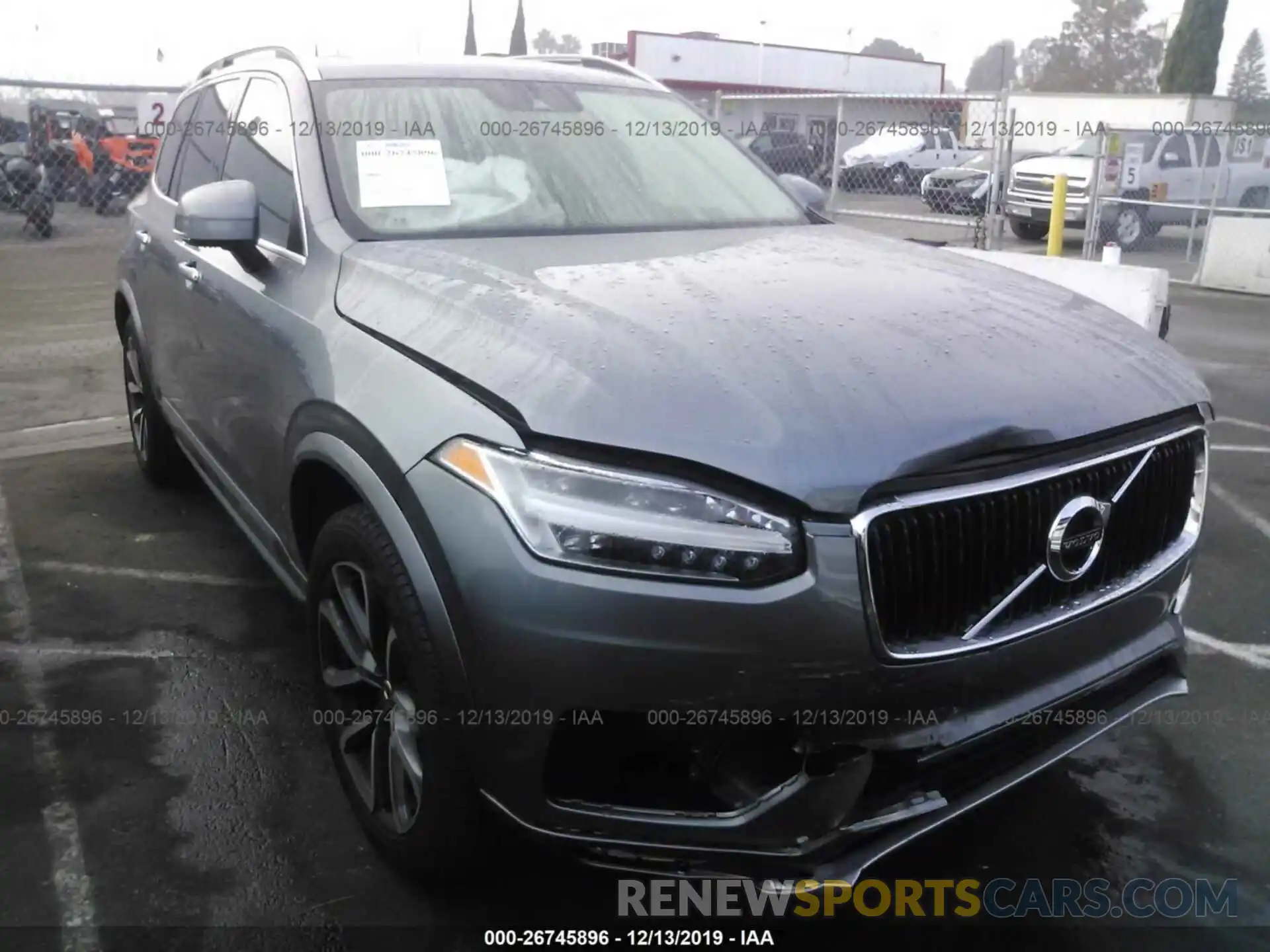 1 Photograph of a damaged car YV4102PK7K1425345 VOLVO XC90 2019