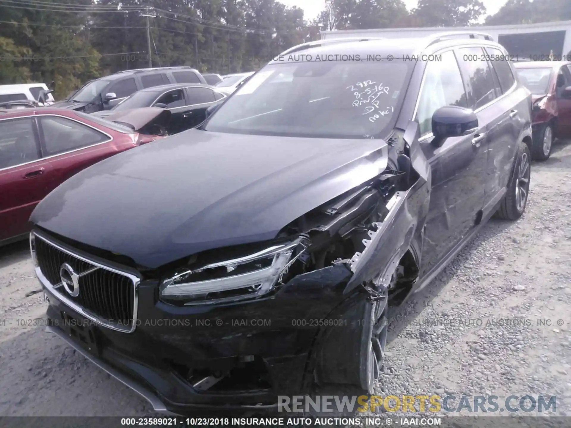 2 Photograph of a damaged car YV4A22PK5K1416816 Volvo Xc90 2019