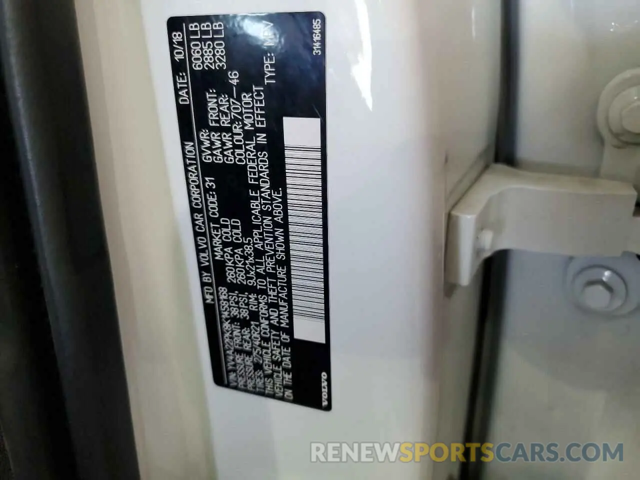 14 Photograph of a damaged car YV4A22PK8K1458168 VOLVO XC90 2019
