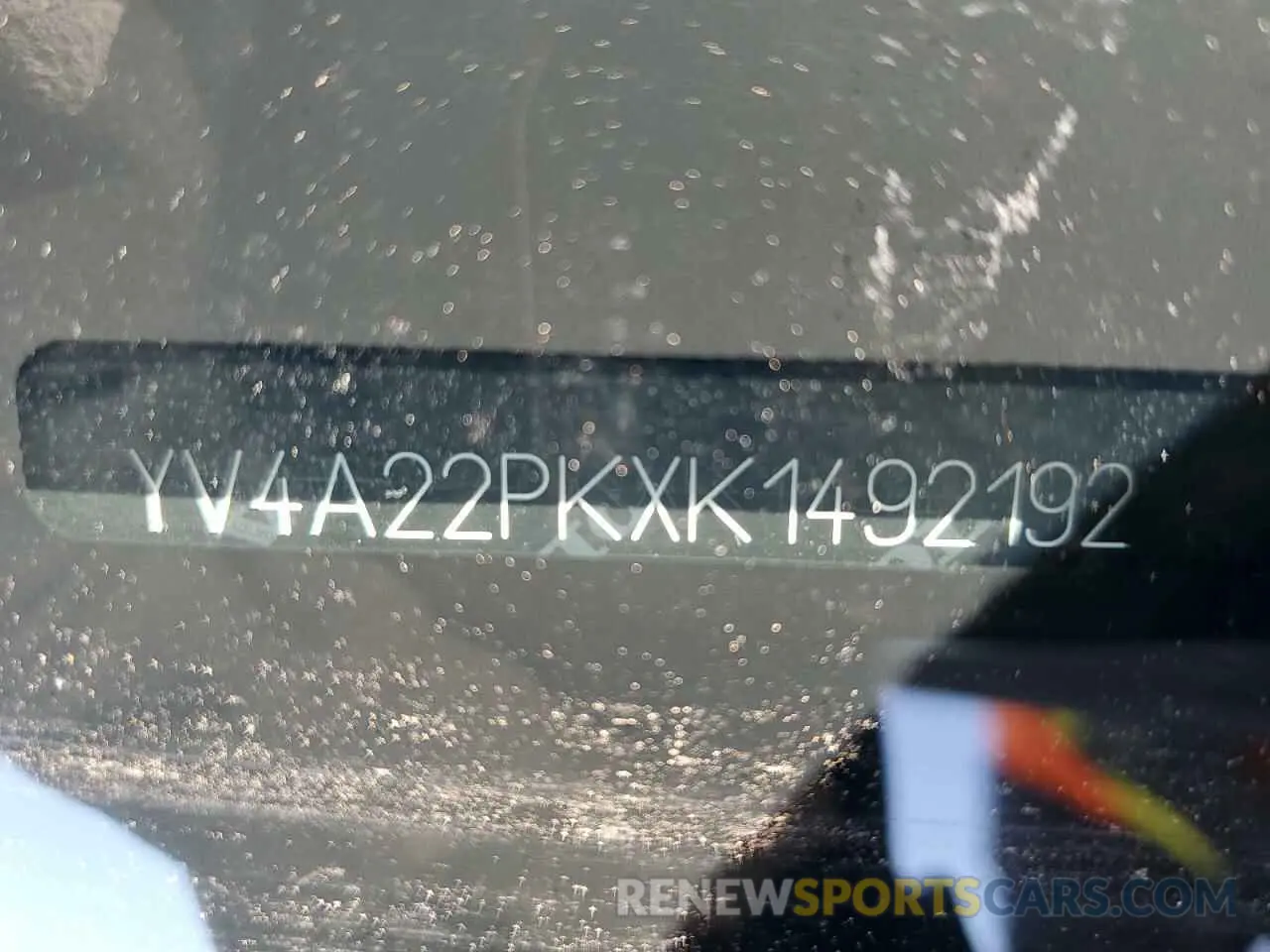 14 Photograph of a damaged car YV4A22PKXK1492192 VOLVO XC90 2019