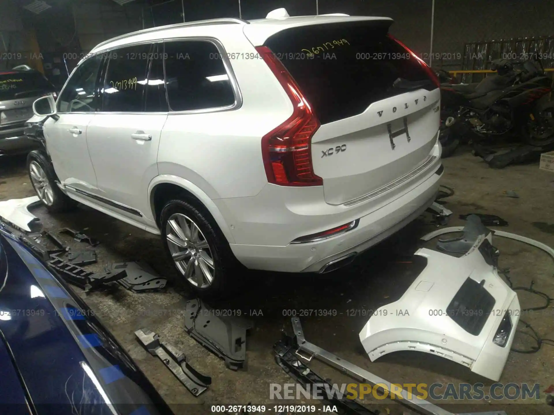 3 Photograph of a damaged car YV4A22PL1K1454410 VOLVO XC90 2019