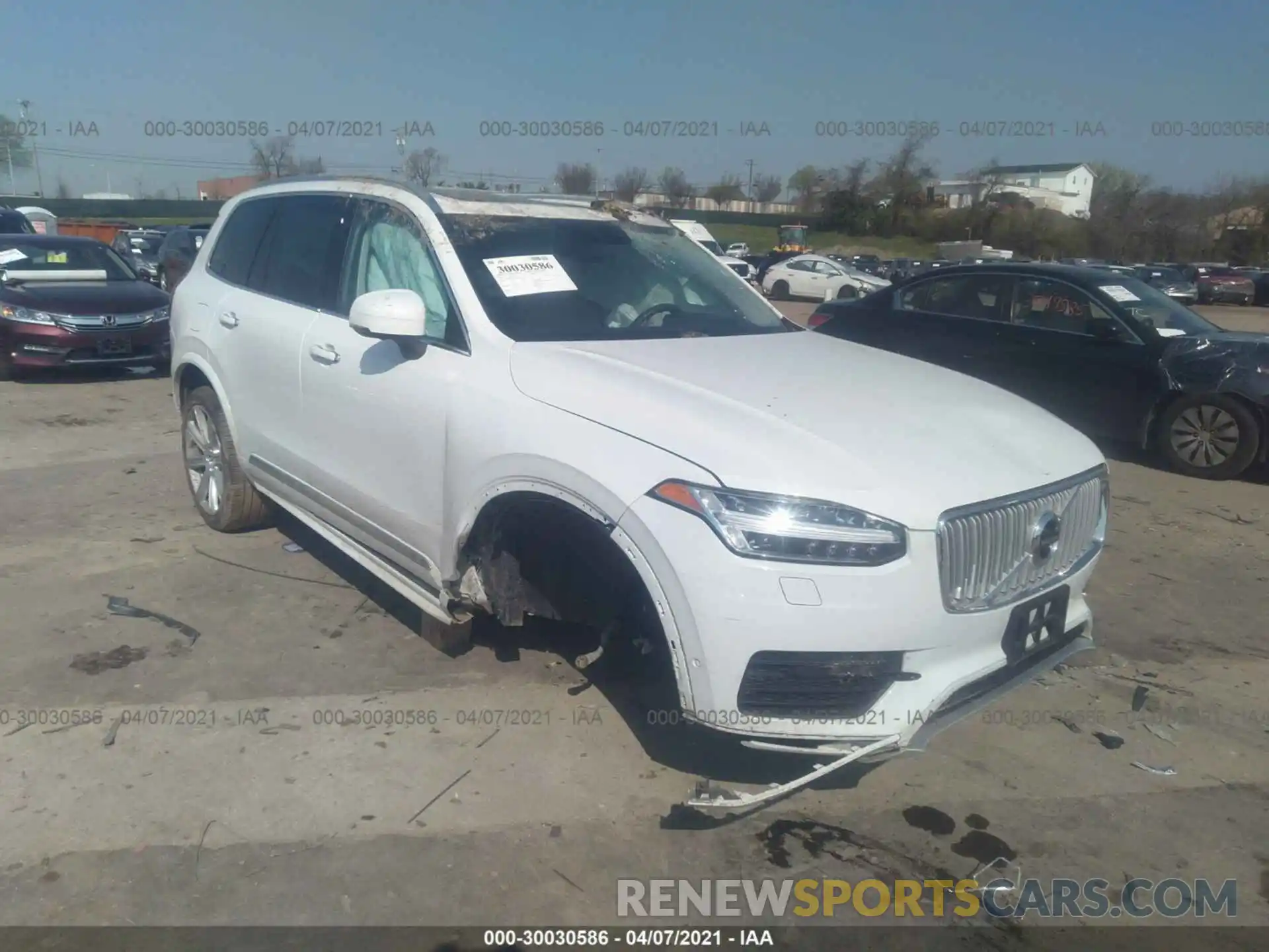 1 Photograph of a damaged car YV4A22PL2K1490722 VOLVO XC90 2019