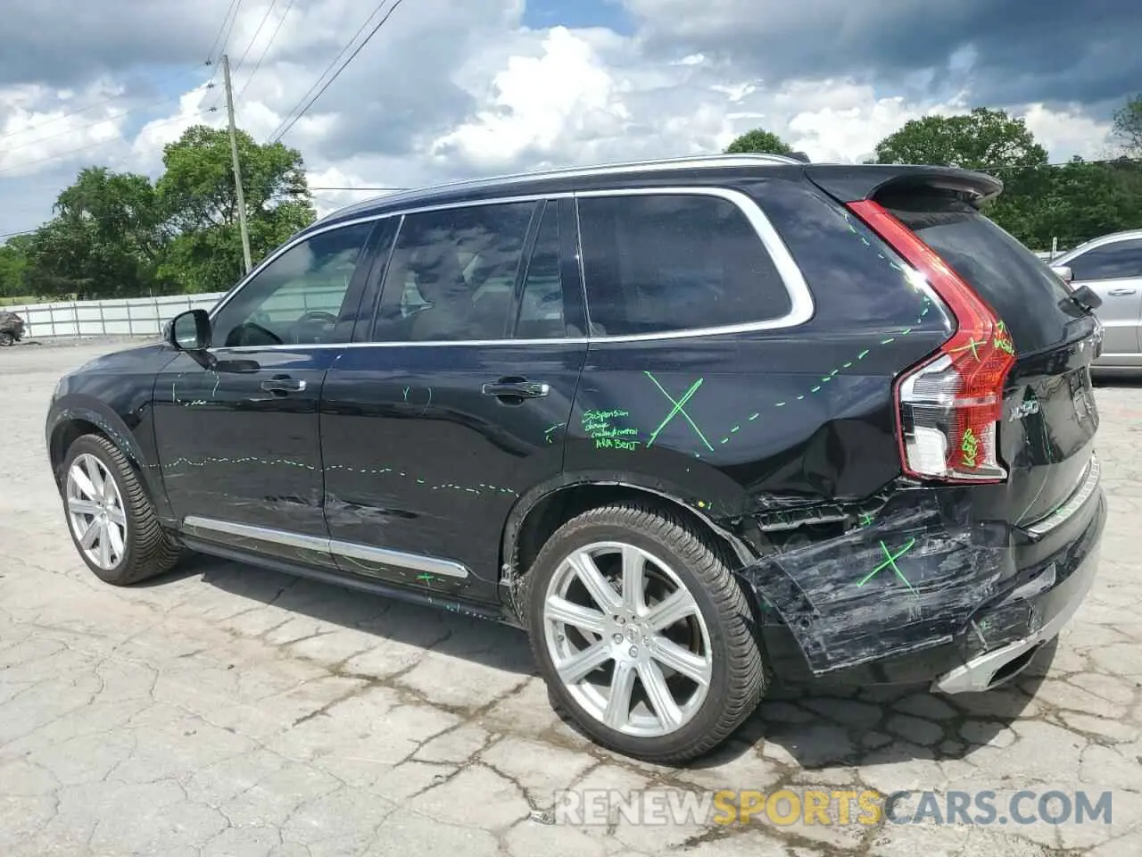 2 Photograph of a damaged car YV4A22PL3K1506121 VOLVO XC90 2019