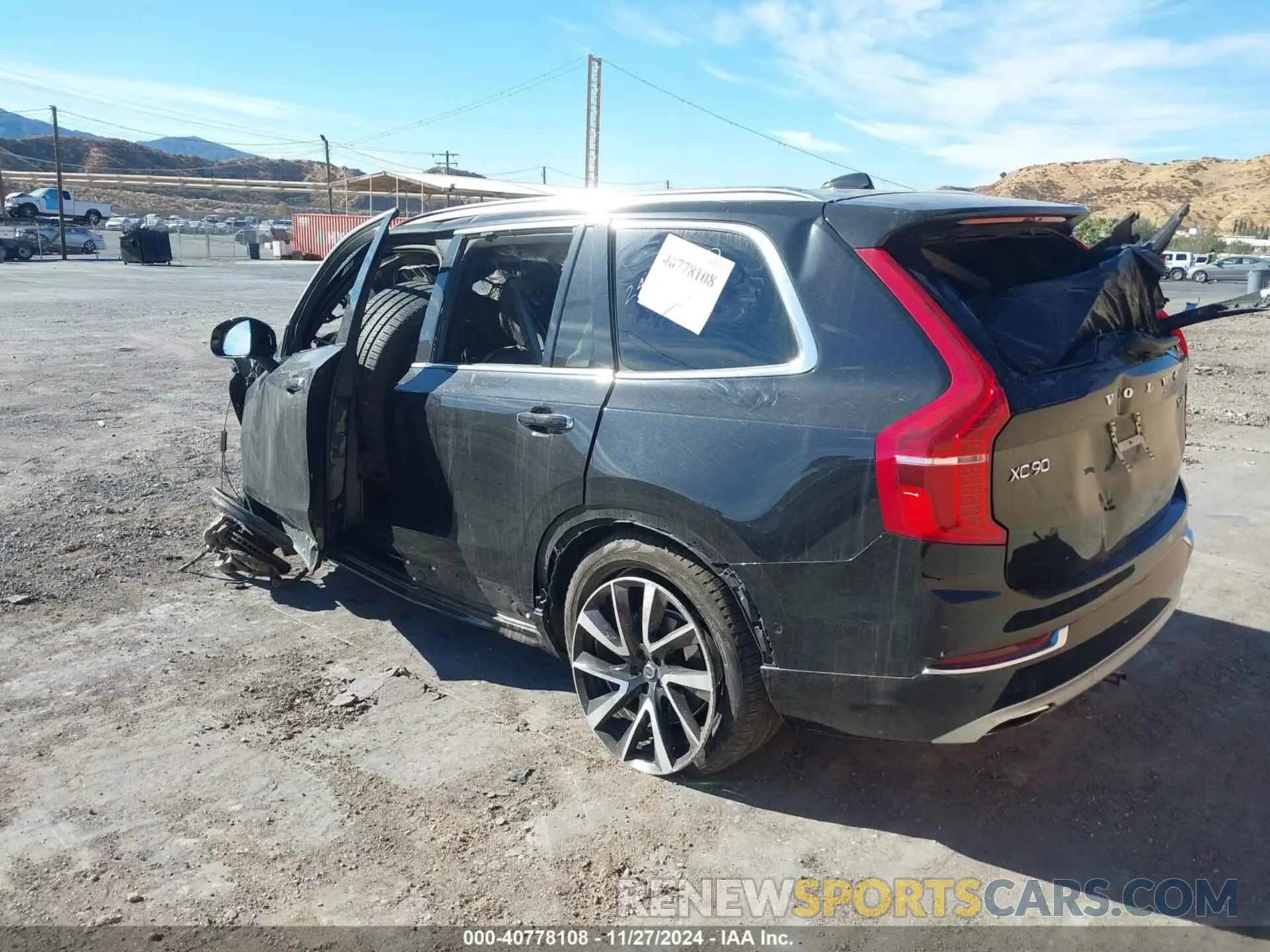 3 Photograph of a damaged car YV4A22PL8K1452881 VOLVO XC90 2019