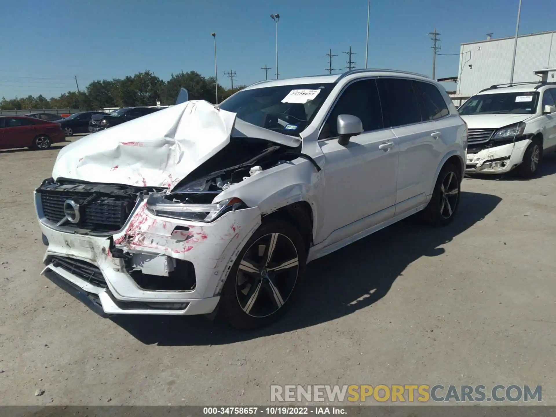 2 Photograph of a damaged car YV4A22PM7K1448331 VOLVO XC90 2019