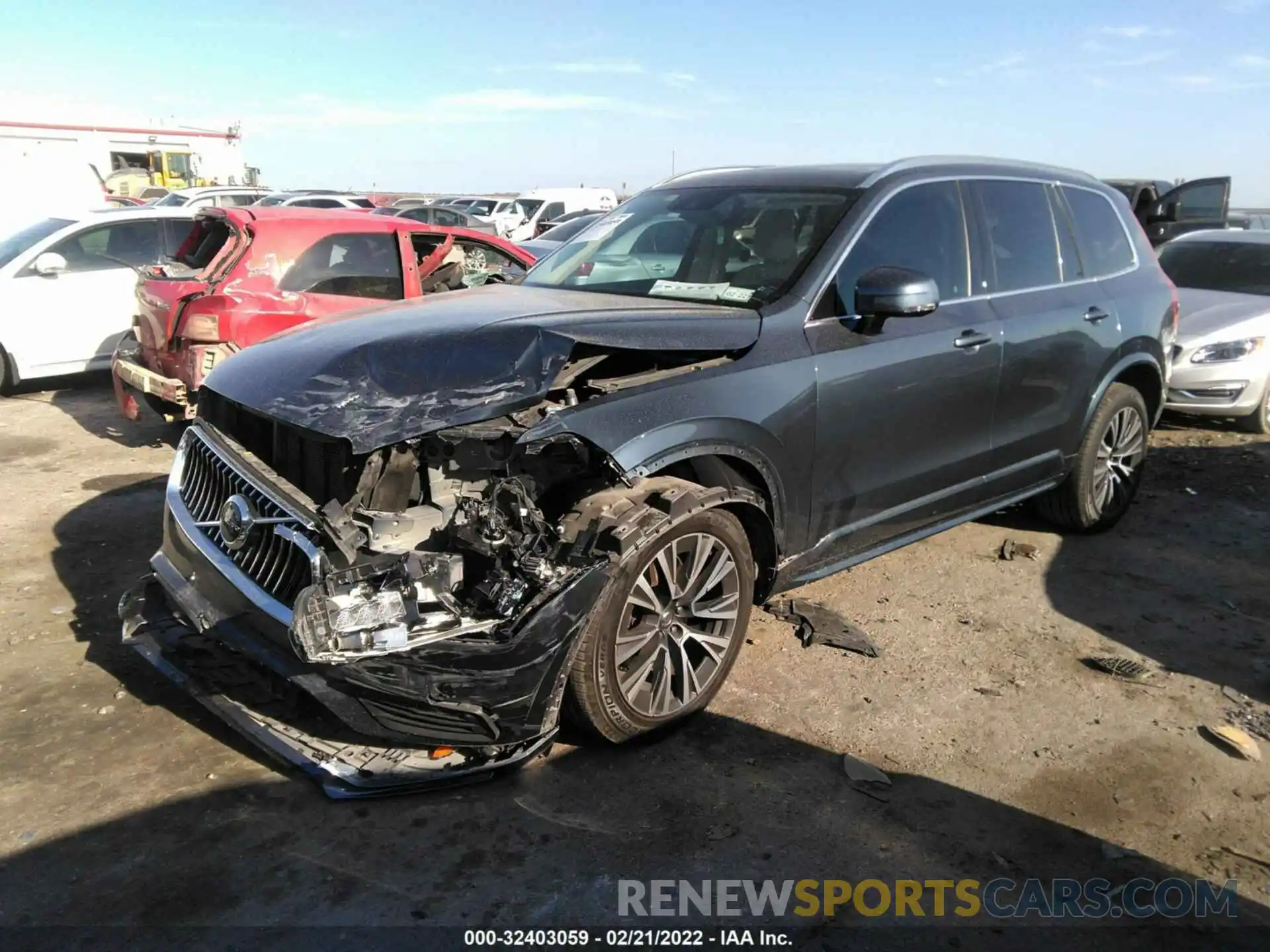 2 Photograph of a damaged car YV4102PK2L1547368 VOLVO XC90 2020