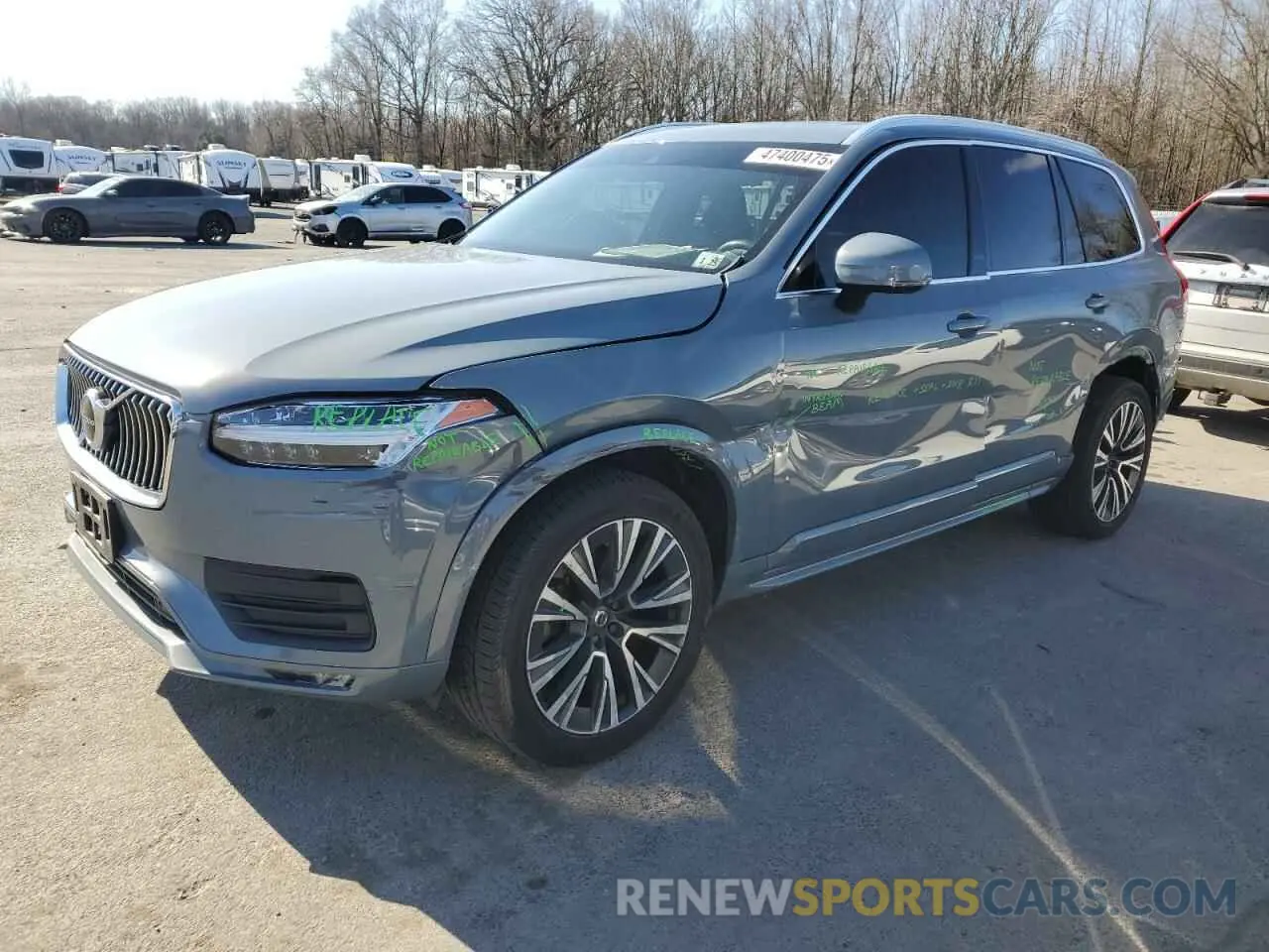 1 Photograph of a damaged car YV4102PK5L1585337 VOLVO XC90 2020