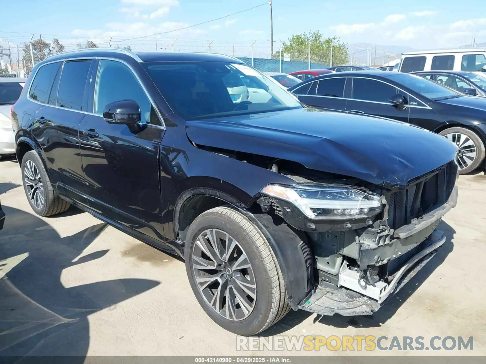1 Photograph of a damaged car YV4102PK9L1533600 VOLVO XC90 2020