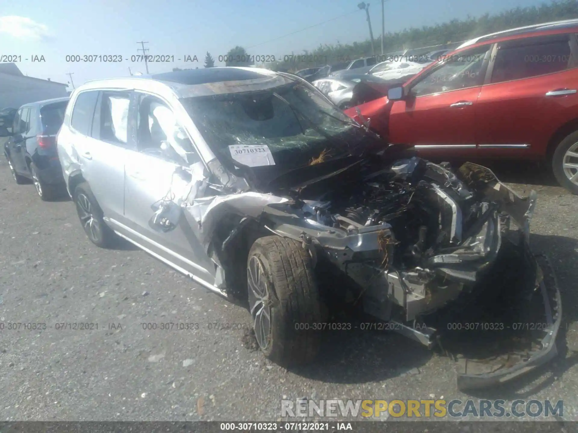 1 Photograph of a damaged car YV4A22PK2L1550488 VOLVO XC90 2020