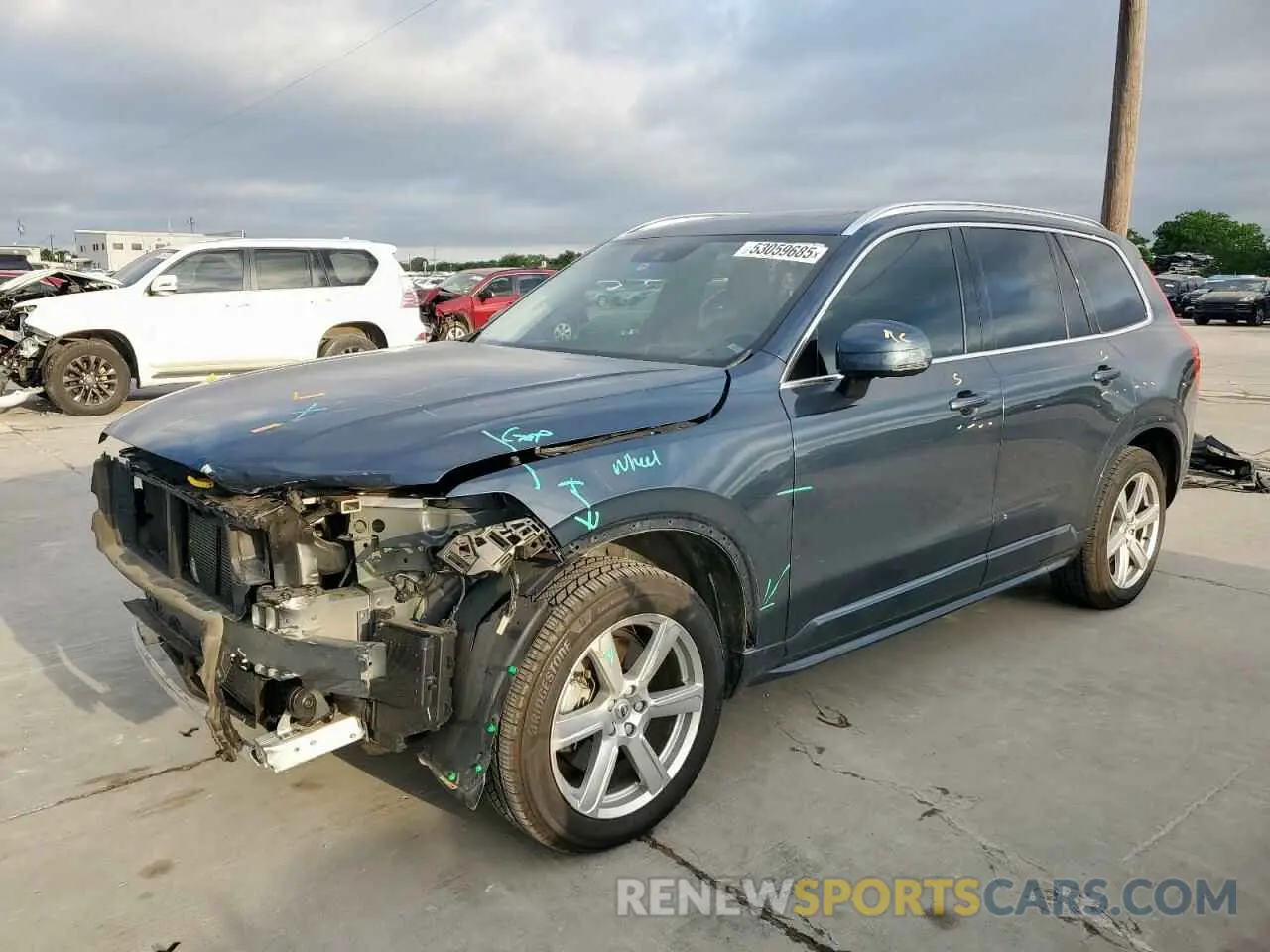 1 Photograph of a damaged car YV4A22PK7L1581431 VOLVO XC90 2020