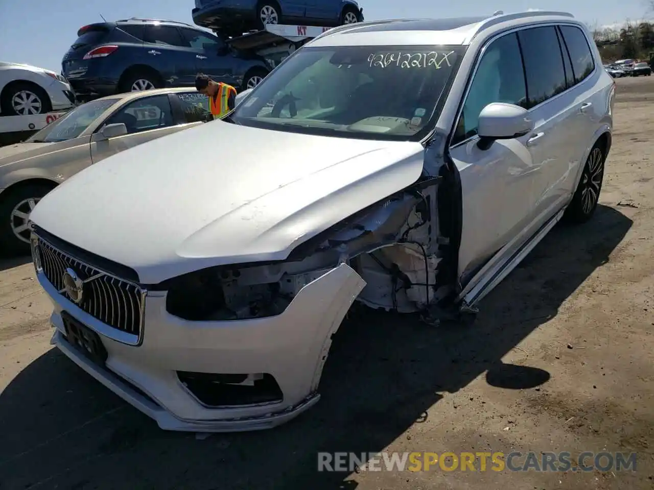 2 Photograph of a damaged car YV4A22PK9L1600030 VOLVO XC90 2020