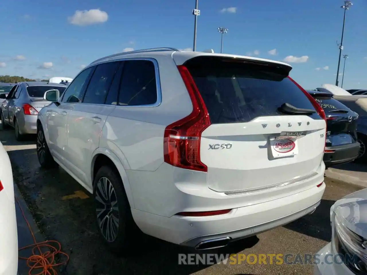 3 Photograph of a damaged car YV4102CK9M1709634 VOLVO XC90 2021