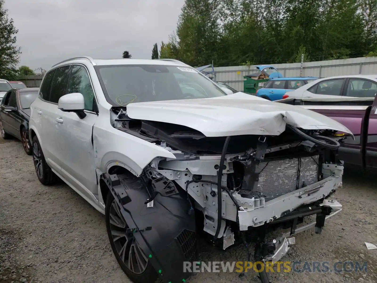 1 Photograph of a damaged car YV4102PK9M1756592 VOLVO XC90 2021