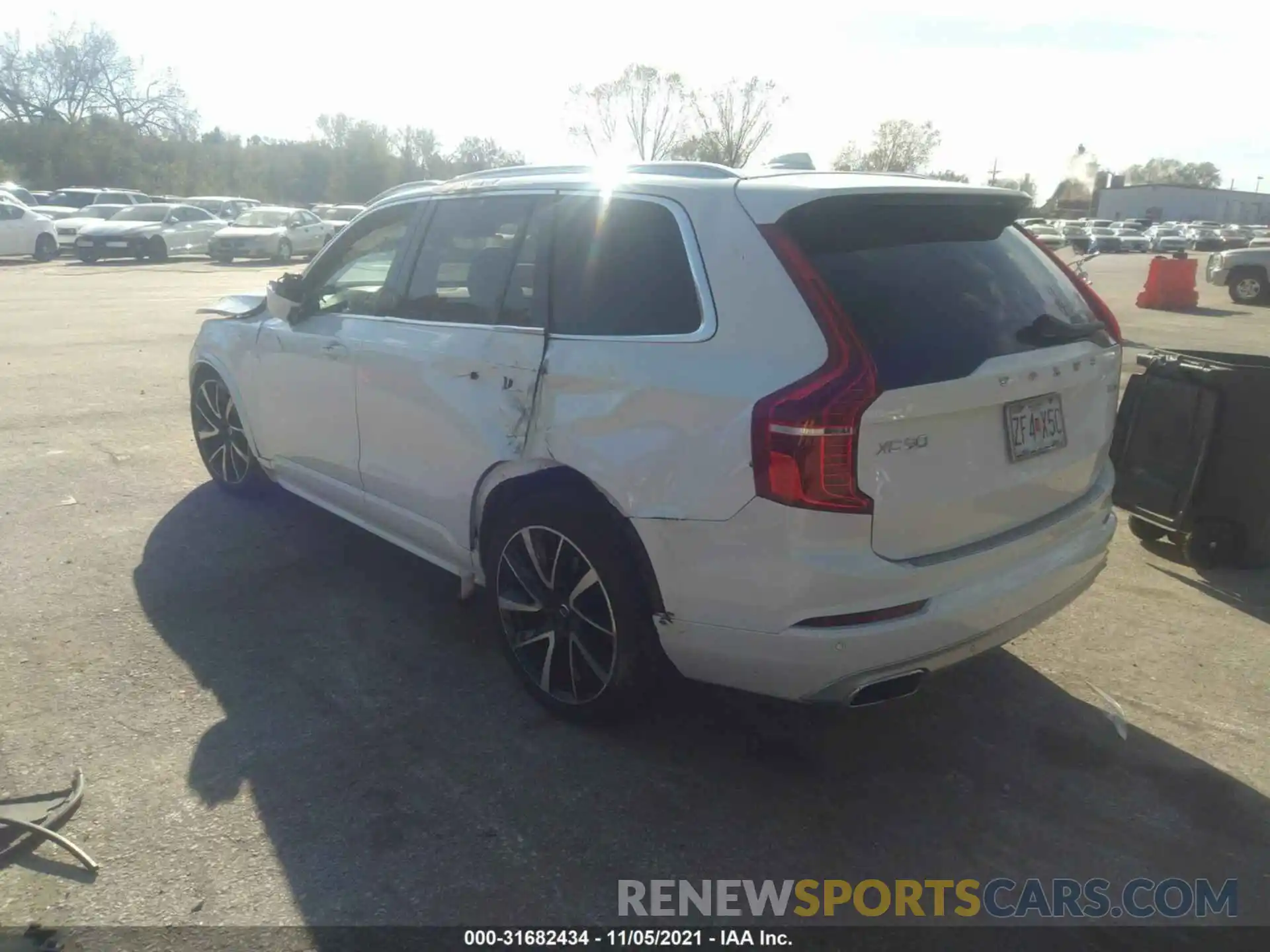 3 Photograph of a damaged car YV4A22PK4M1693606 VOLVO XC90 2021