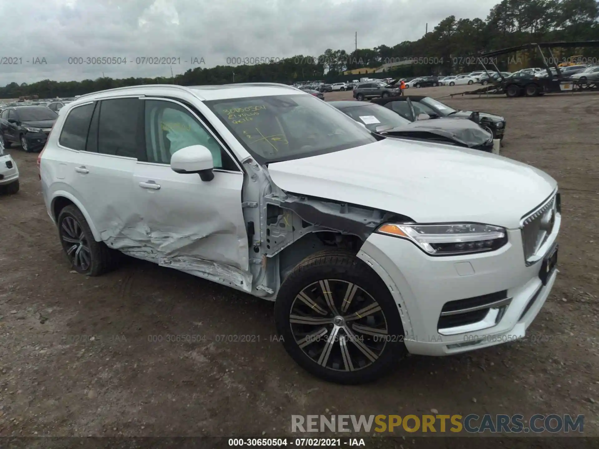 1 Photograph of a damaged car YV4A22PL4M1720103 VOLVO XC90 2021