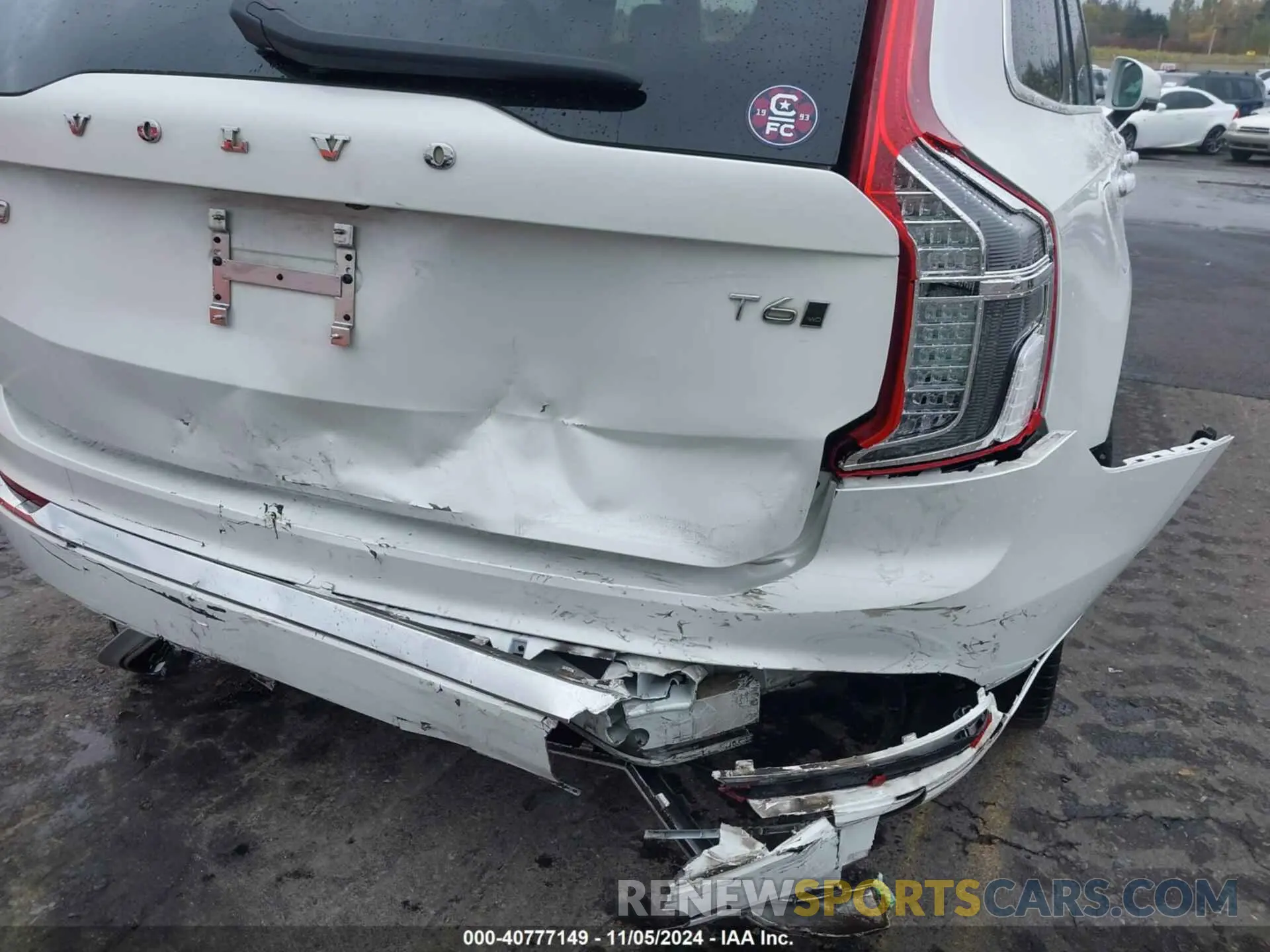 6 Photograph of a damaged car YV4A22PL7M1724212 VOLVO XC90 2021