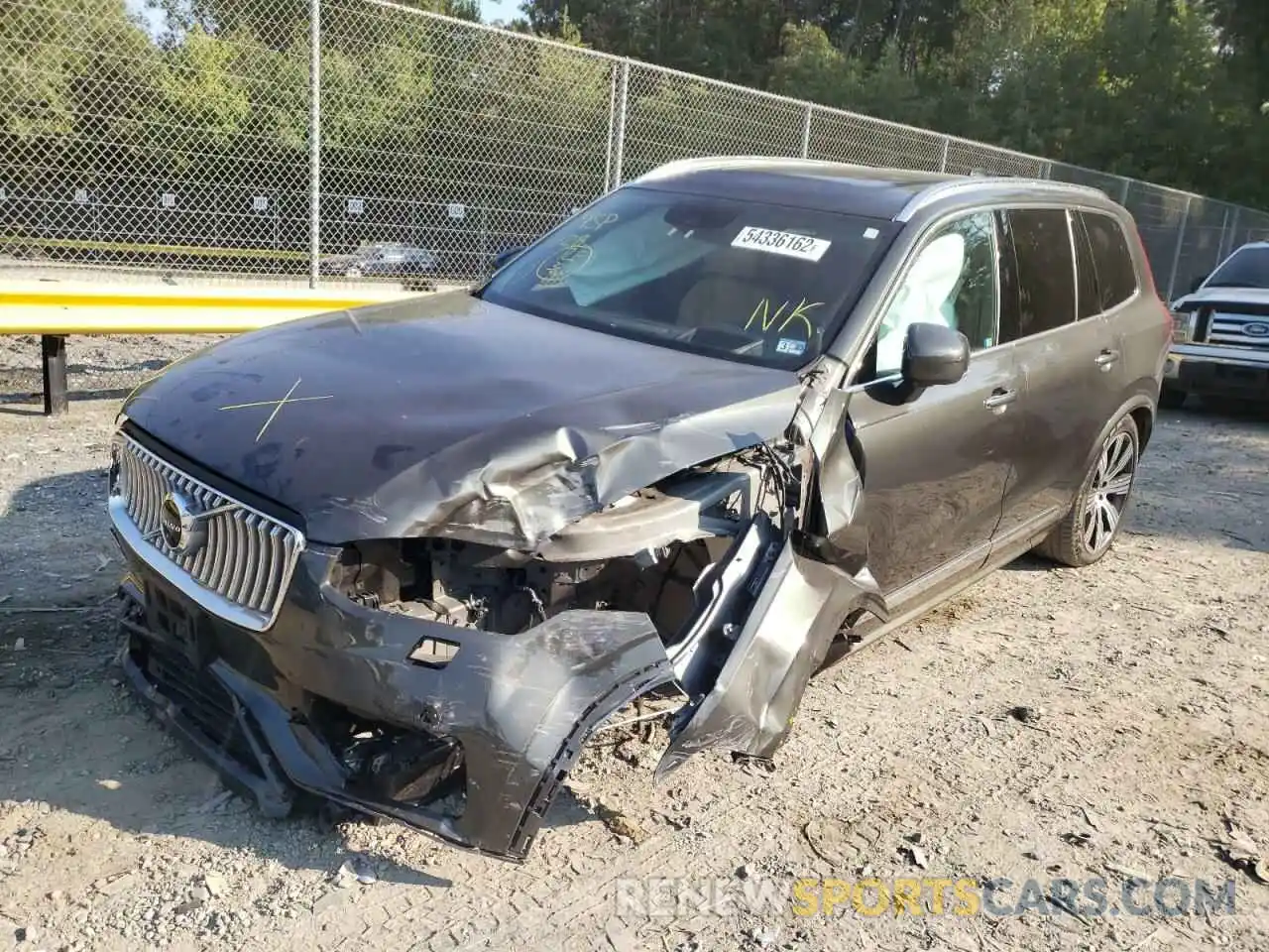 2 Photograph of a damaged car YV4A22PL9M1734790 VOLVO XC90 2021