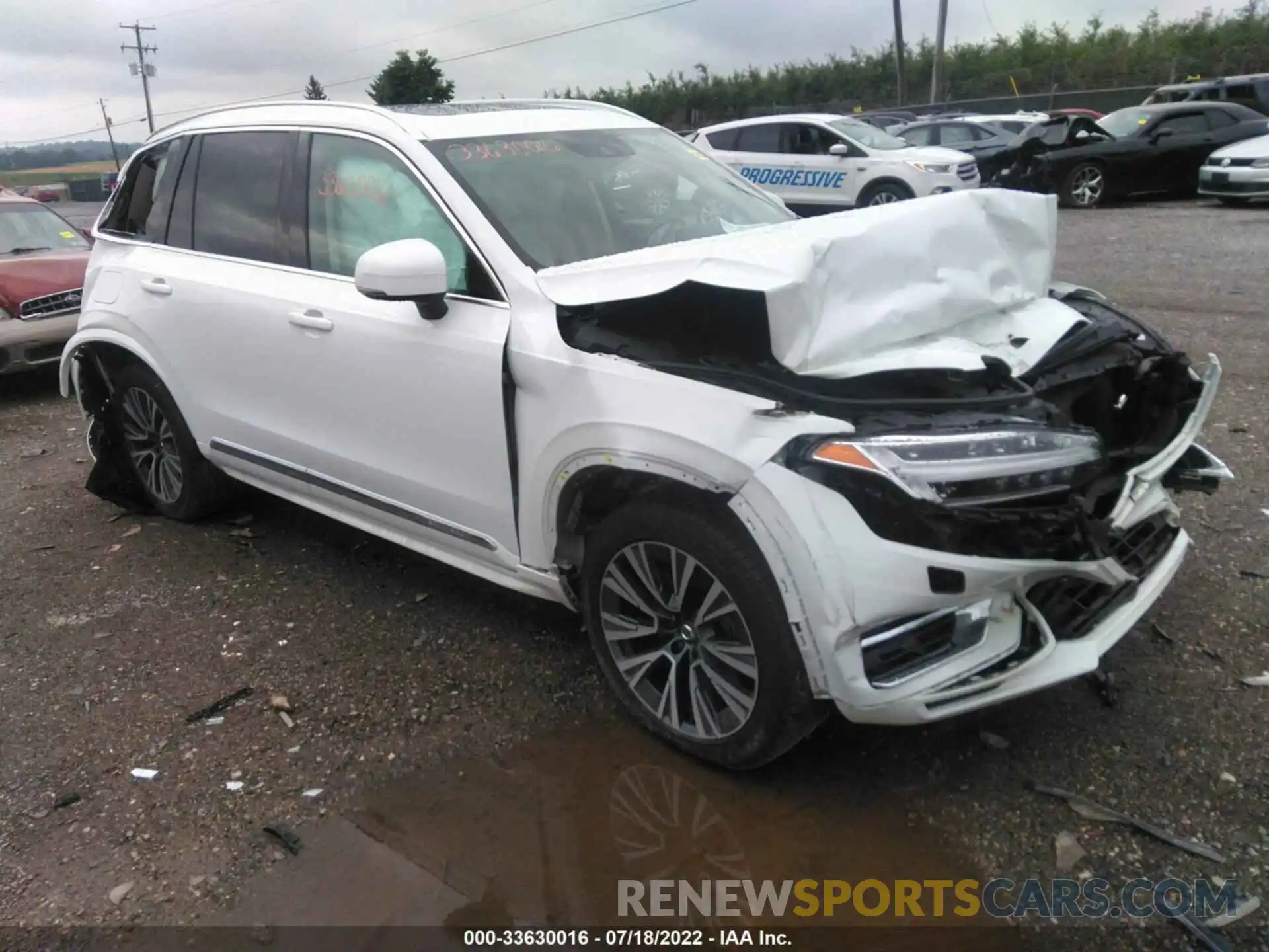 1 Photograph of a damaged car YV4BR0CK6M1676204 VOLVO XC90 2021