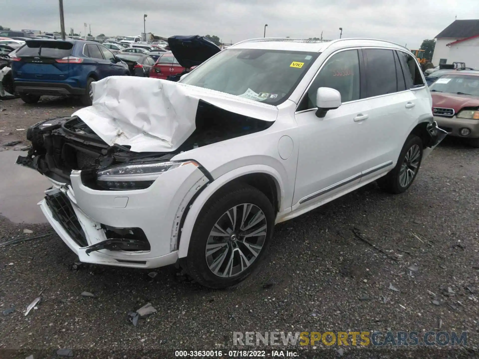 2 Photograph of a damaged car YV4BR0CK6M1676204 VOLVO XC90 2021