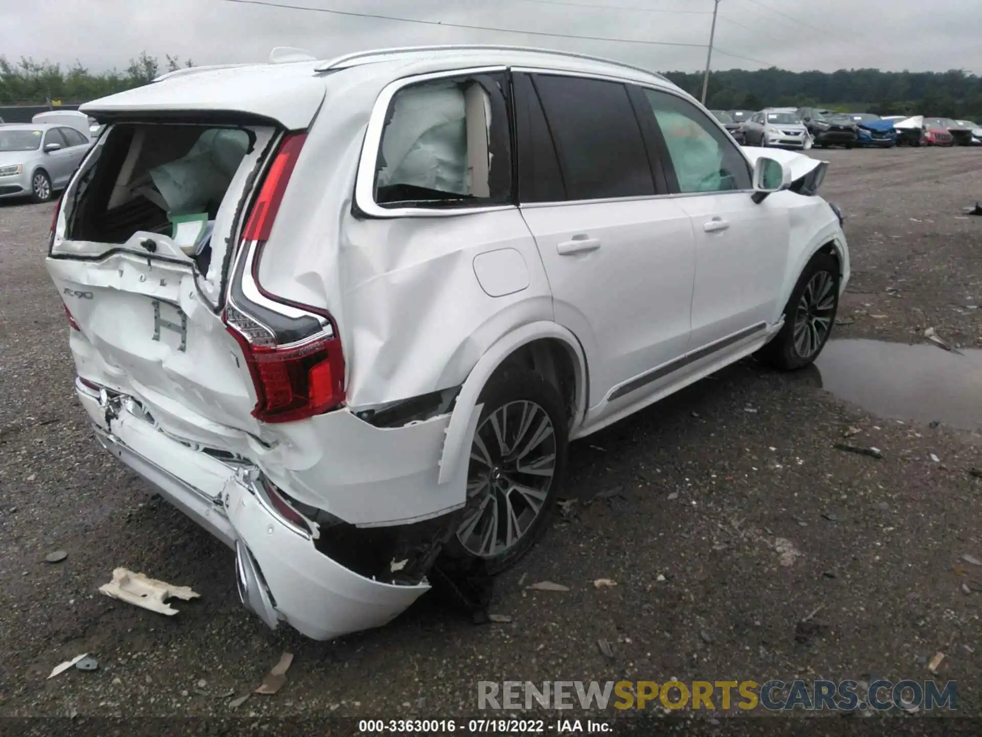 4 Photograph of a damaged car YV4BR0CK6M1676204 VOLVO XC90 2021