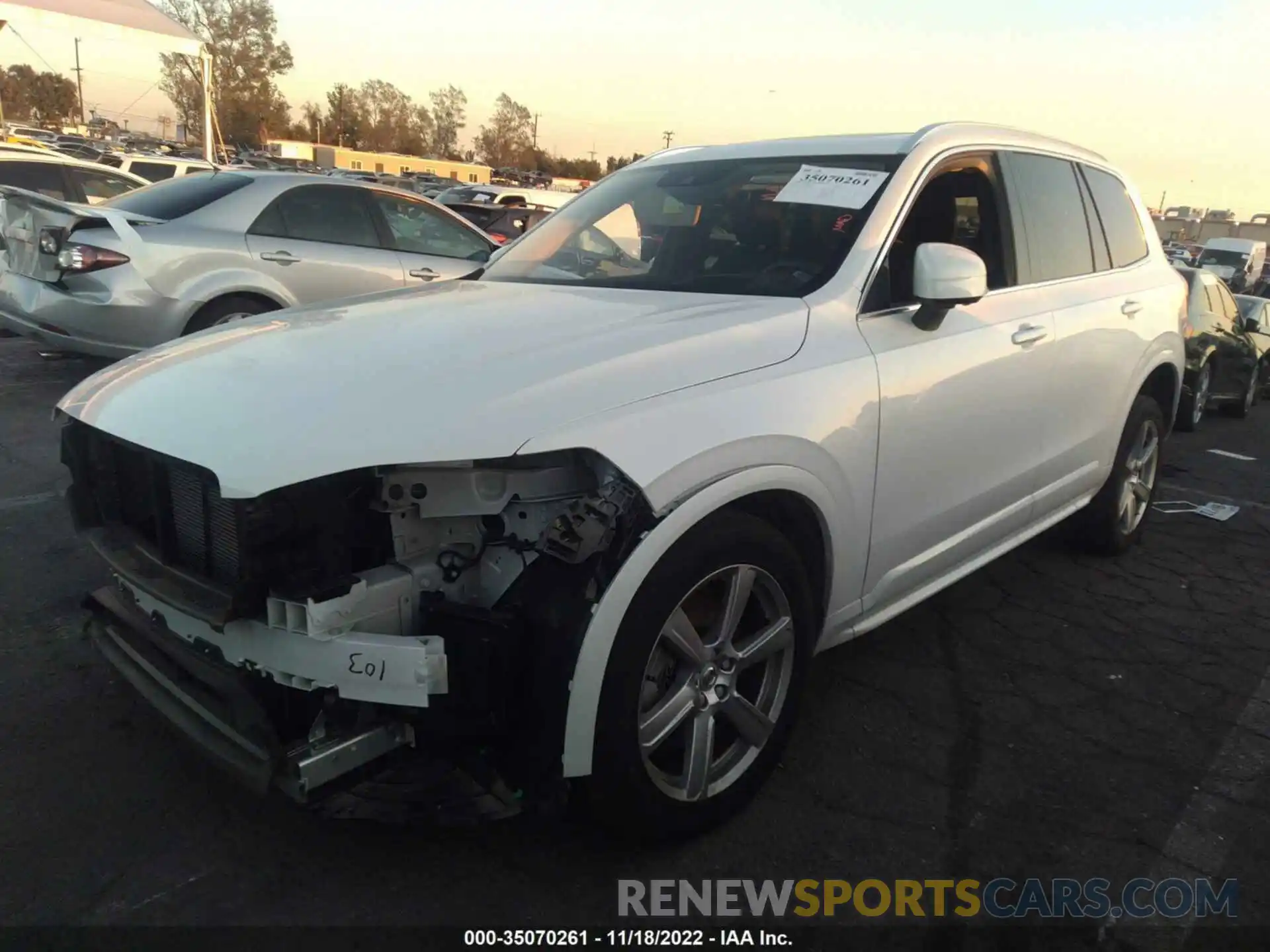 2 Photograph of a damaged car YV4102PK1N1803485 VOLVO XC90 2022