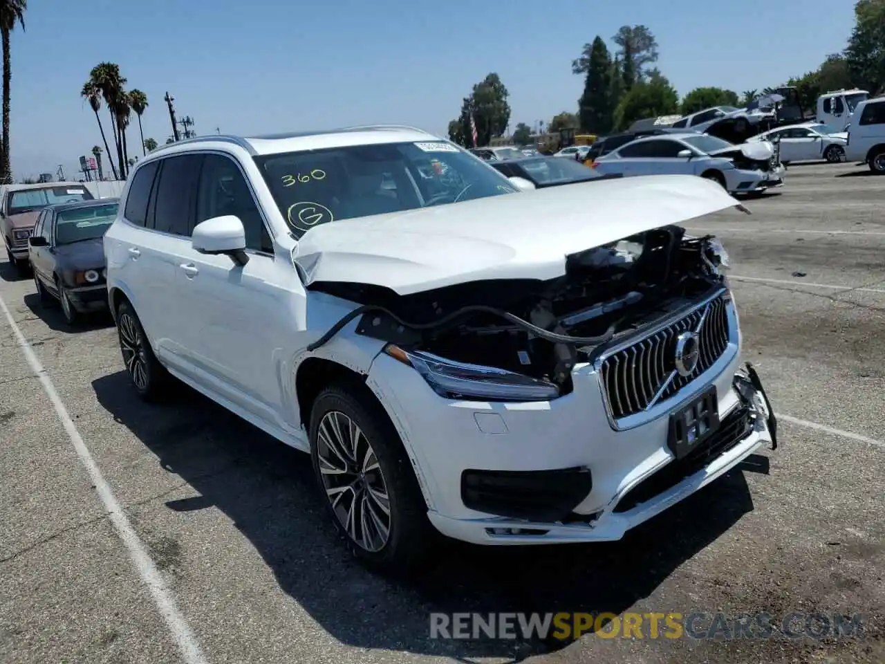 1 Photograph of a damaged car YV4102PK6N1827281 VOLVO XC90 2022