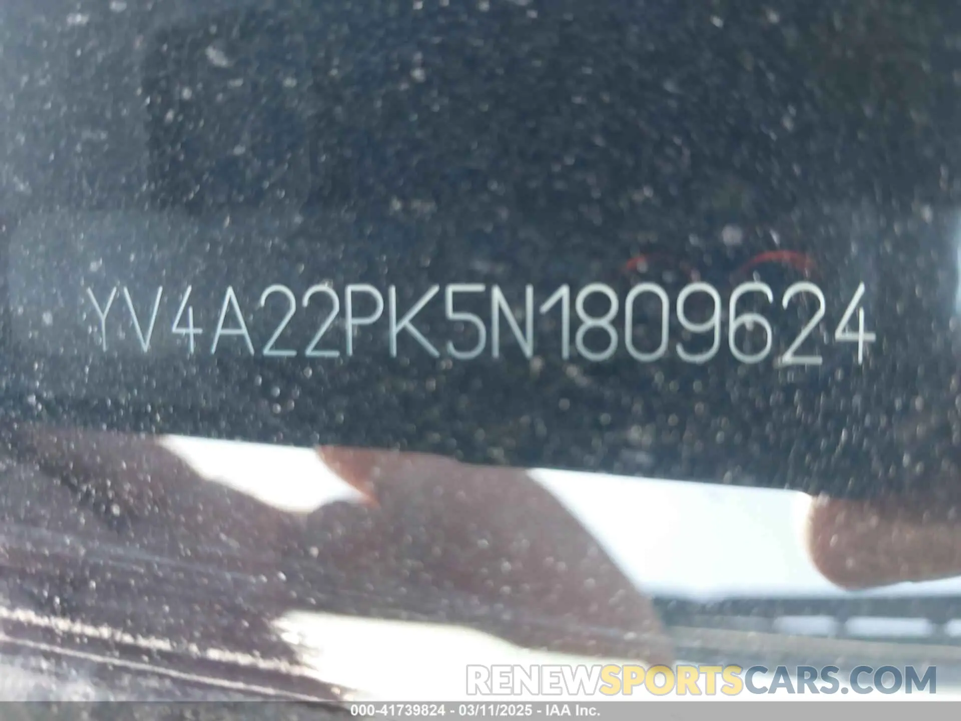 9 Photograph of a damaged car YV4A22PK5N1809624 VOLVO XC90 2022