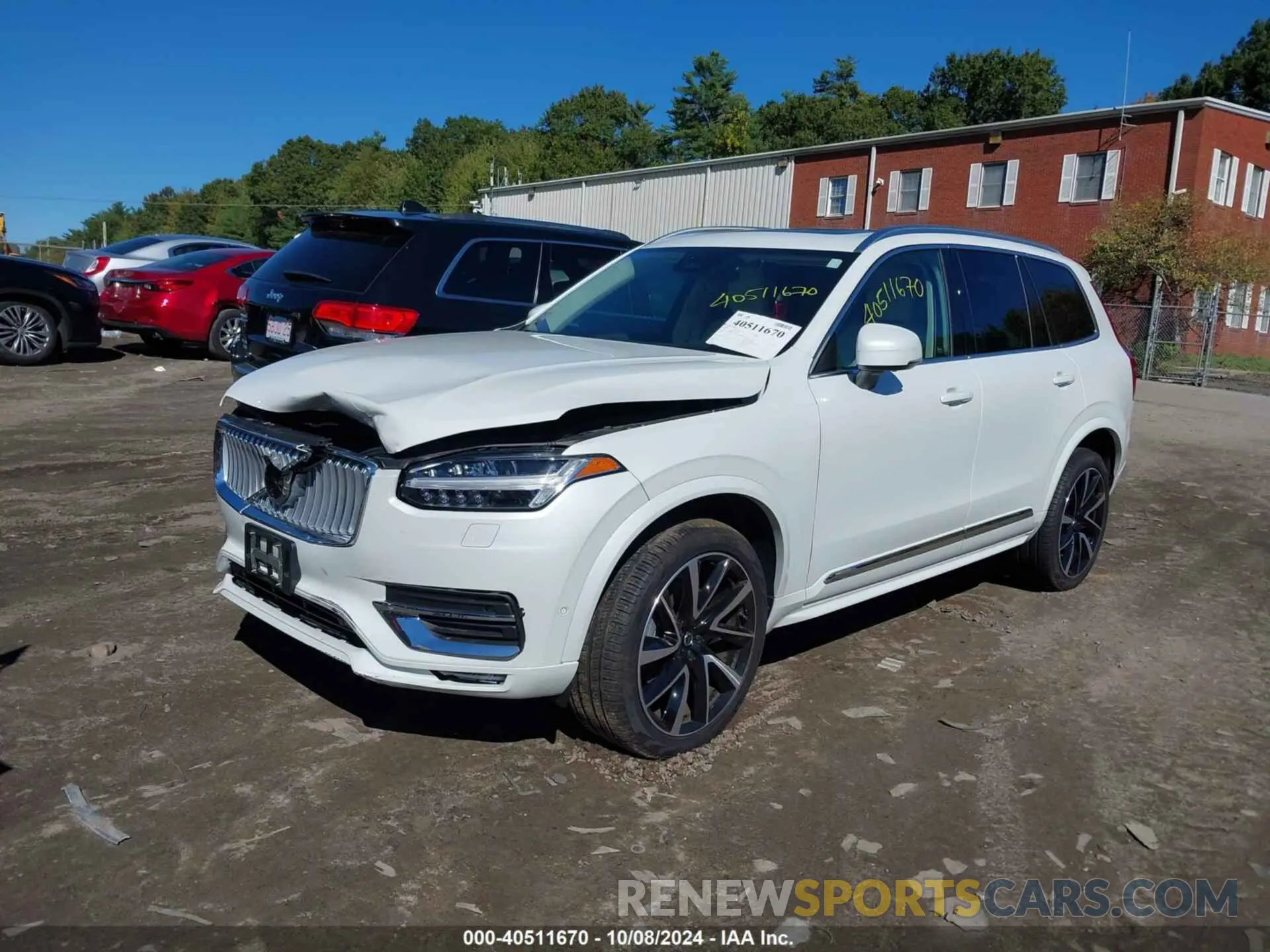 2 Photograph of a damaged car YV4062JE6R1188449 VOLVO XC90 2024