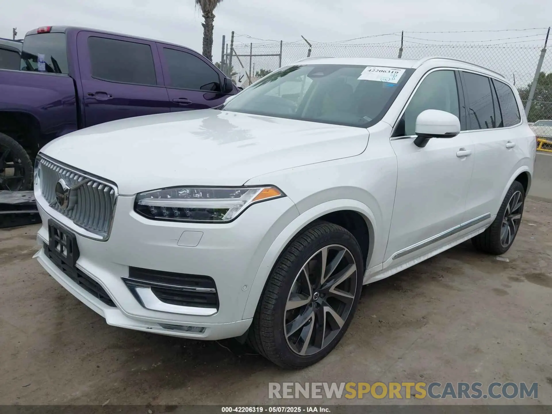 2 Photograph of a damaged car YV4062PE4R1146319 VOLVO XC90 2024