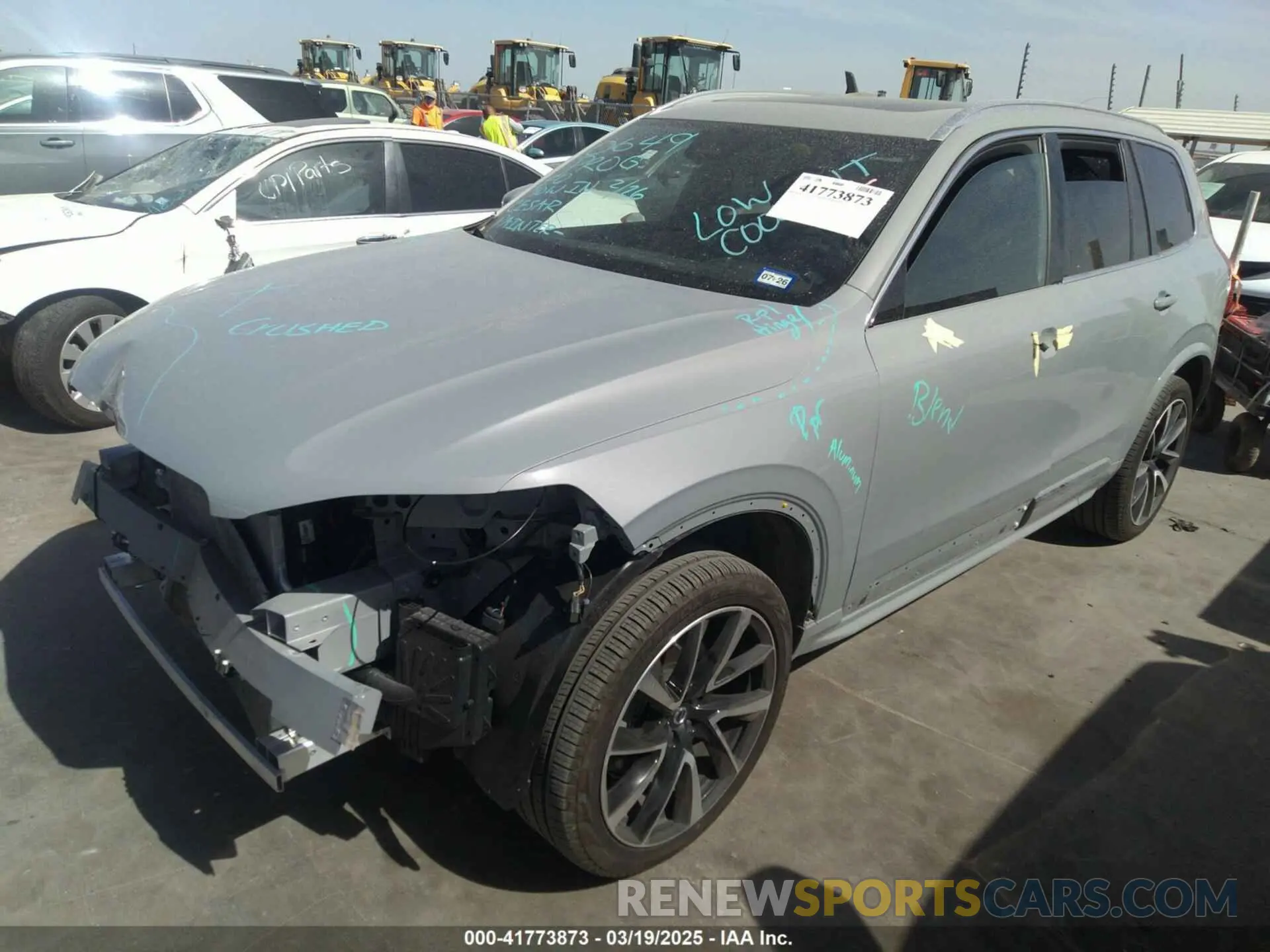 2 Photograph of a damaged car YV4062PEXR1234128 VOLVO XC90 2024
