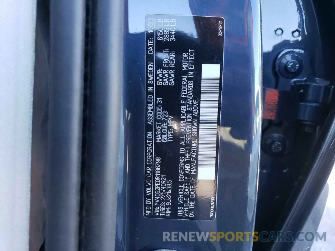 14 Photograph of a damaged car YV4062PE0R1186798 VOLVO XC90 PLUS 2024
