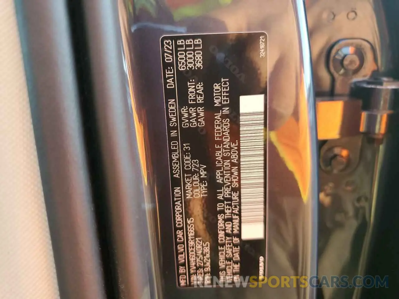 13 Photograph of a damaged car YV4H60CE9R1166515 VOLVO XC90 PLUS 2024