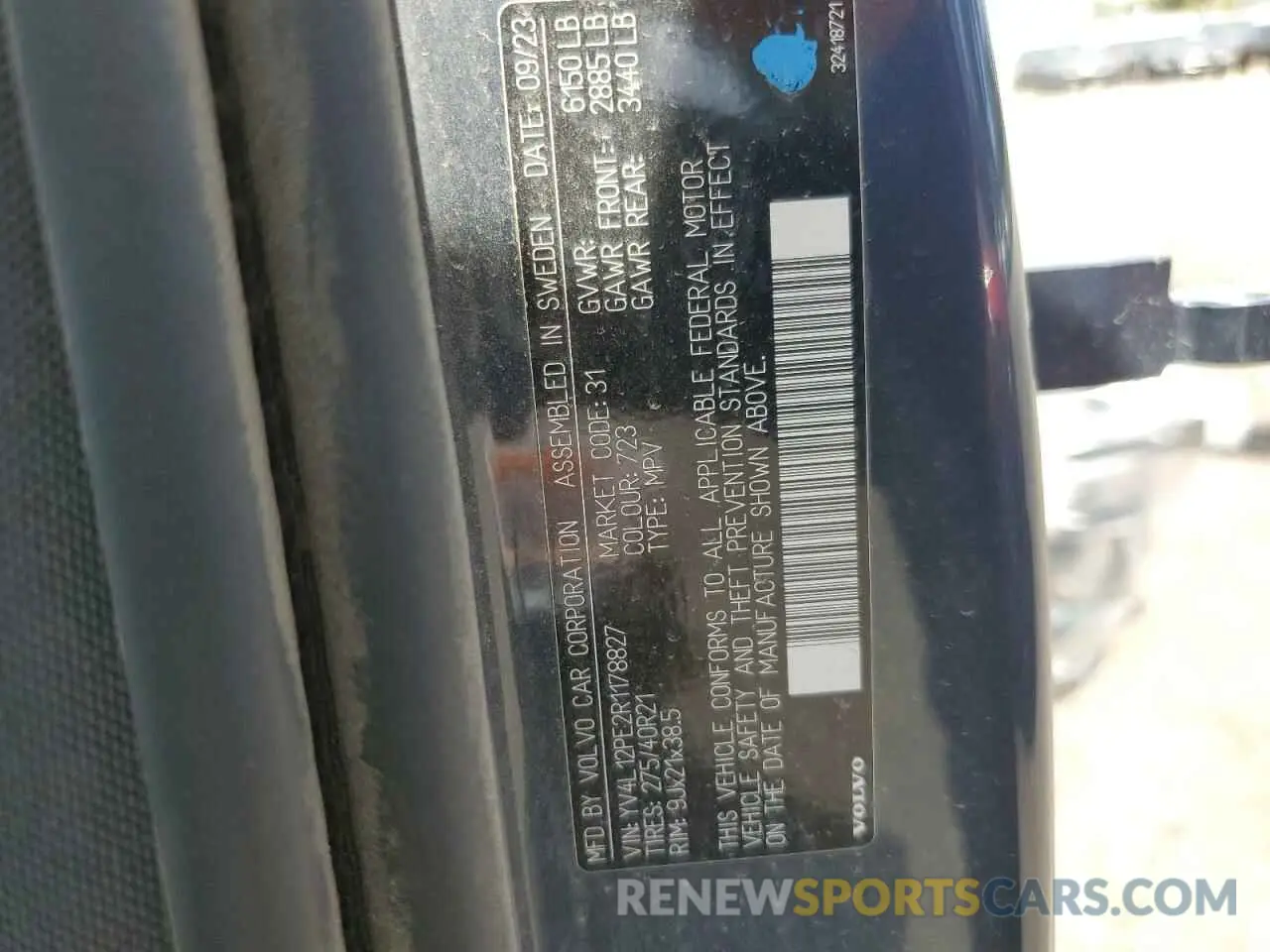 13 Photograph of a damaged car YV4L12PE2R1178827 VOLVO XC90 PLUS 2024