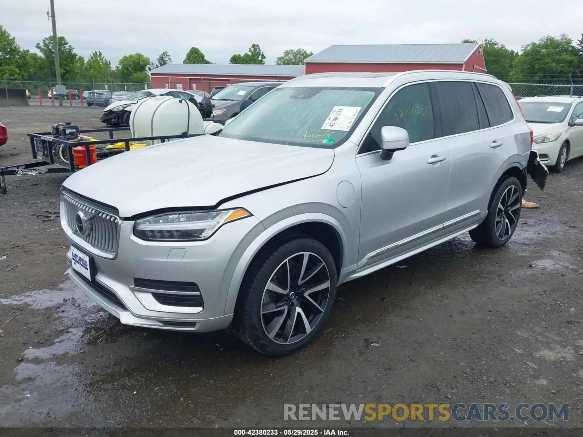 2 Photograph of a damaged car YV4BR0CK9M1692719 VOLVO XC90 RECHARGE PLUG-IN HYBRID 2021