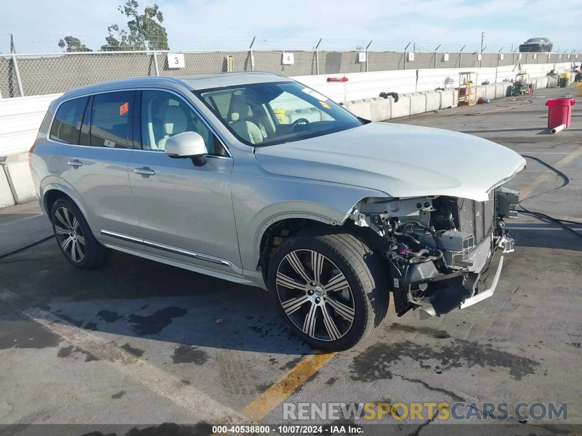 1 Photograph of a damaged car YV4BR0CL7N1814892 VOLVO XC90 RECHARGE PLUG-IN HYBRID 2022