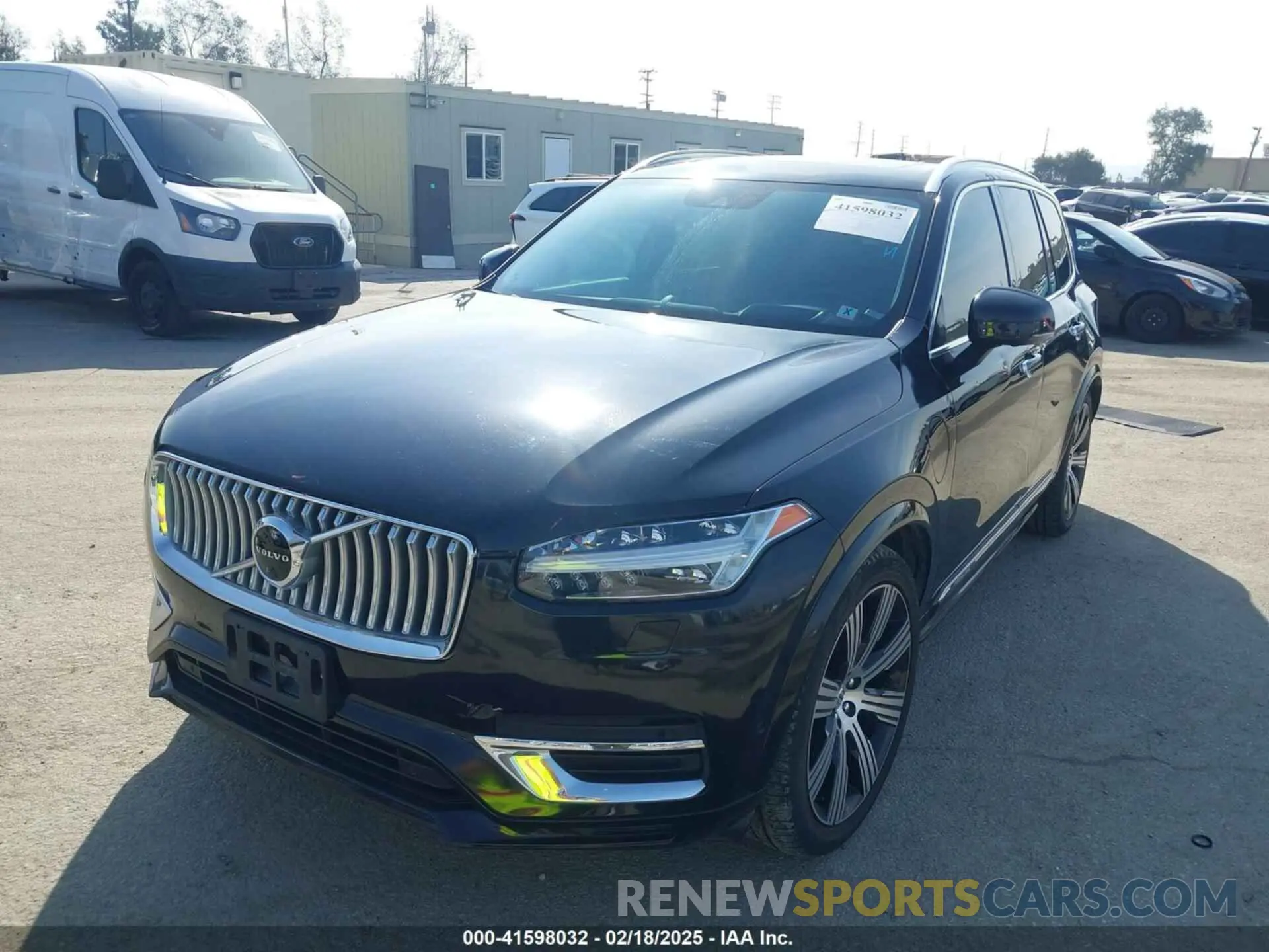 2 Photograph of a damaged car YV4BR0CLXN1792757 VOLVO XC90 RECHARGE PLUG-IN HYBRID 2022