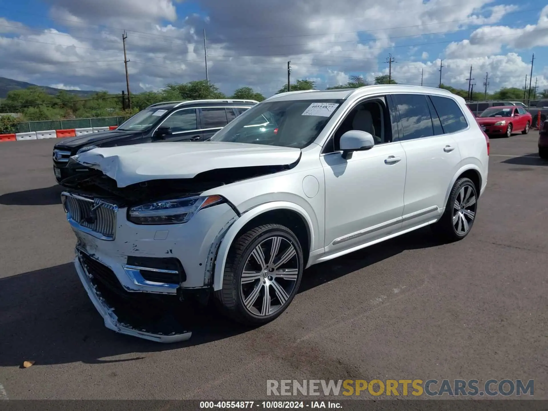 2 Photograph of a damaged car YV4H60CL7N1825300 VOLVO XC90 RECHARGE PLUG-IN HYBRID 2022