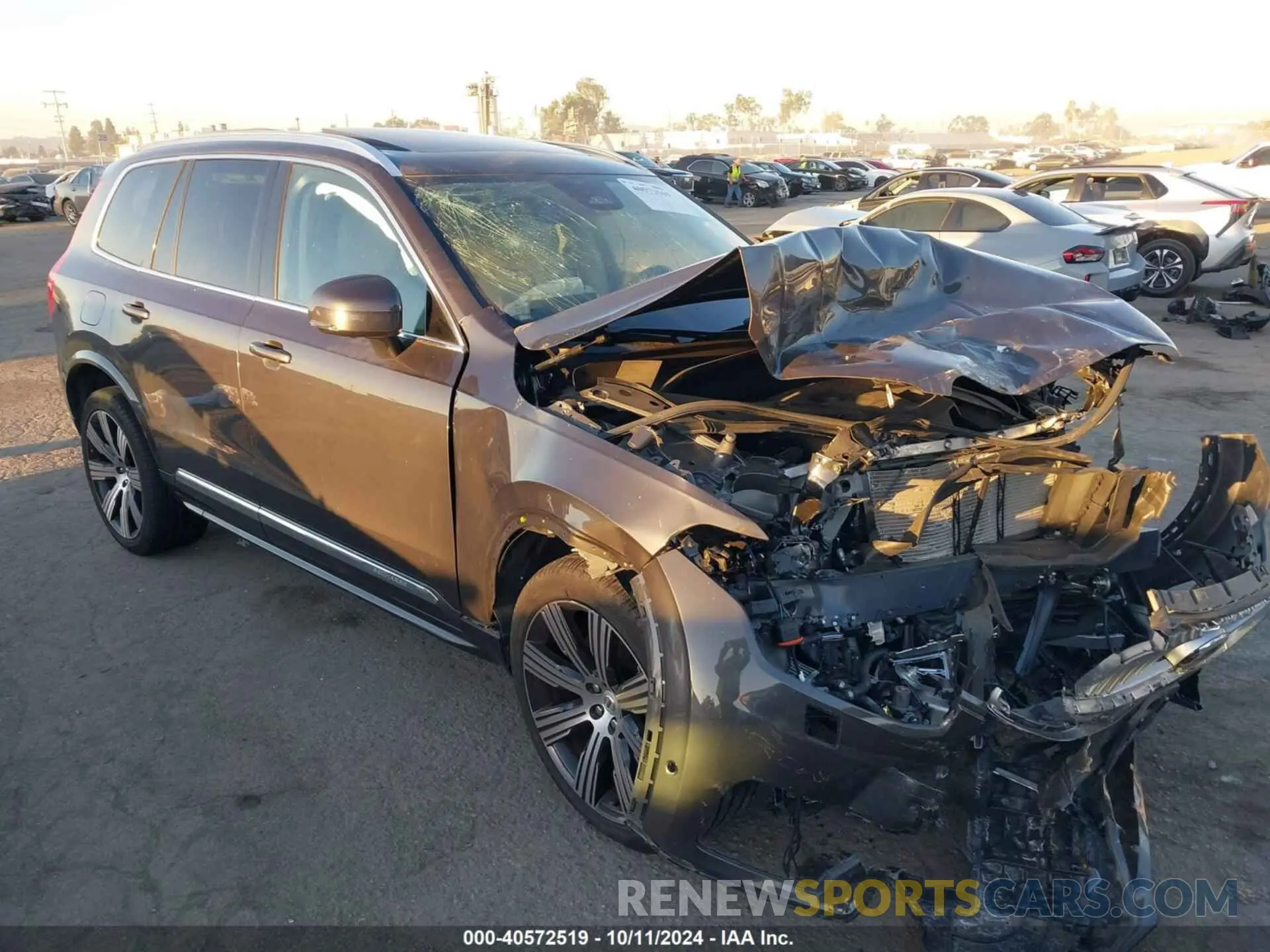 1 Photograph of a damaged car YV4H60CN8P1932165 VOLVO XC90 RECHARGE PLUG-IN HYBRID 2023