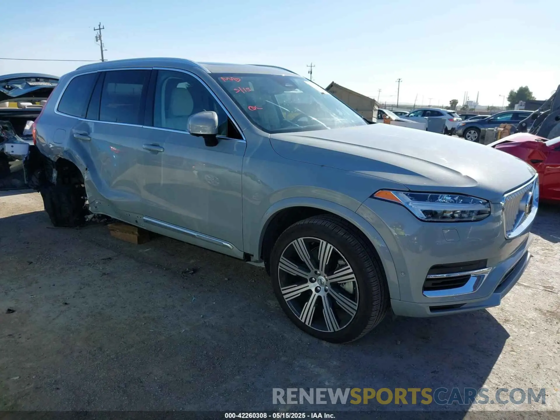 1 Photograph of a damaged car YV4H60LF1R1235240 VOLVO XC90 RECHARGE PLUG-IN HYBRID 2024