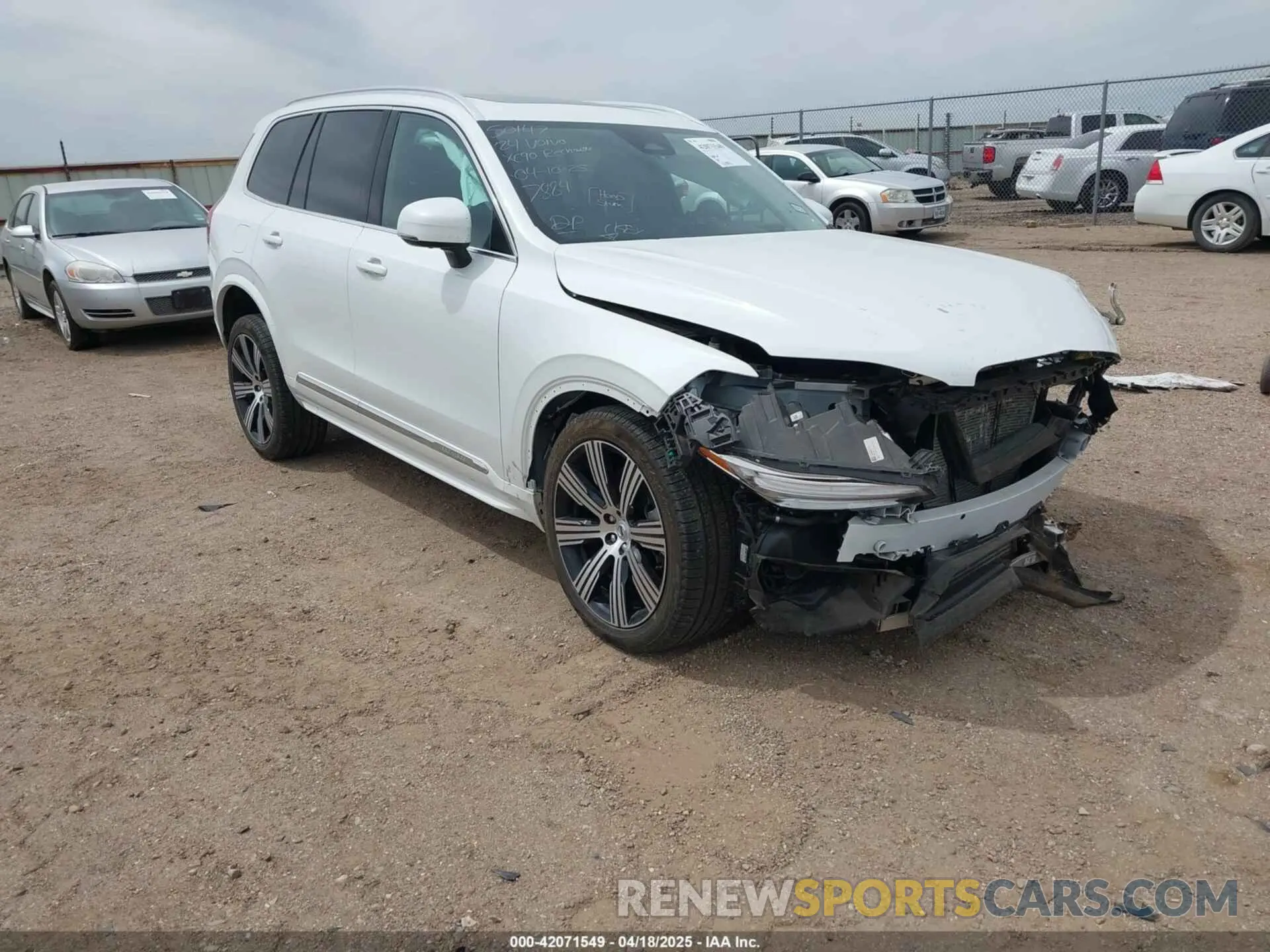 1 Photograph of a damaged car YV4H60LFXR1217884 VOLVO XC90 RECHARGE PLUG-IN HYBRID 2024