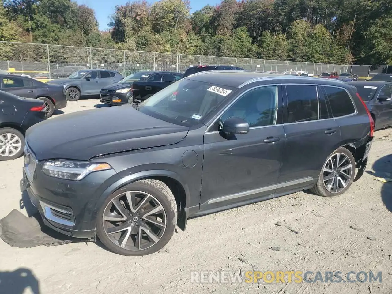 1 Photograph of a damaged car YV4BR0CK4M1747402 VOLVO XC90 T8 RE 2021