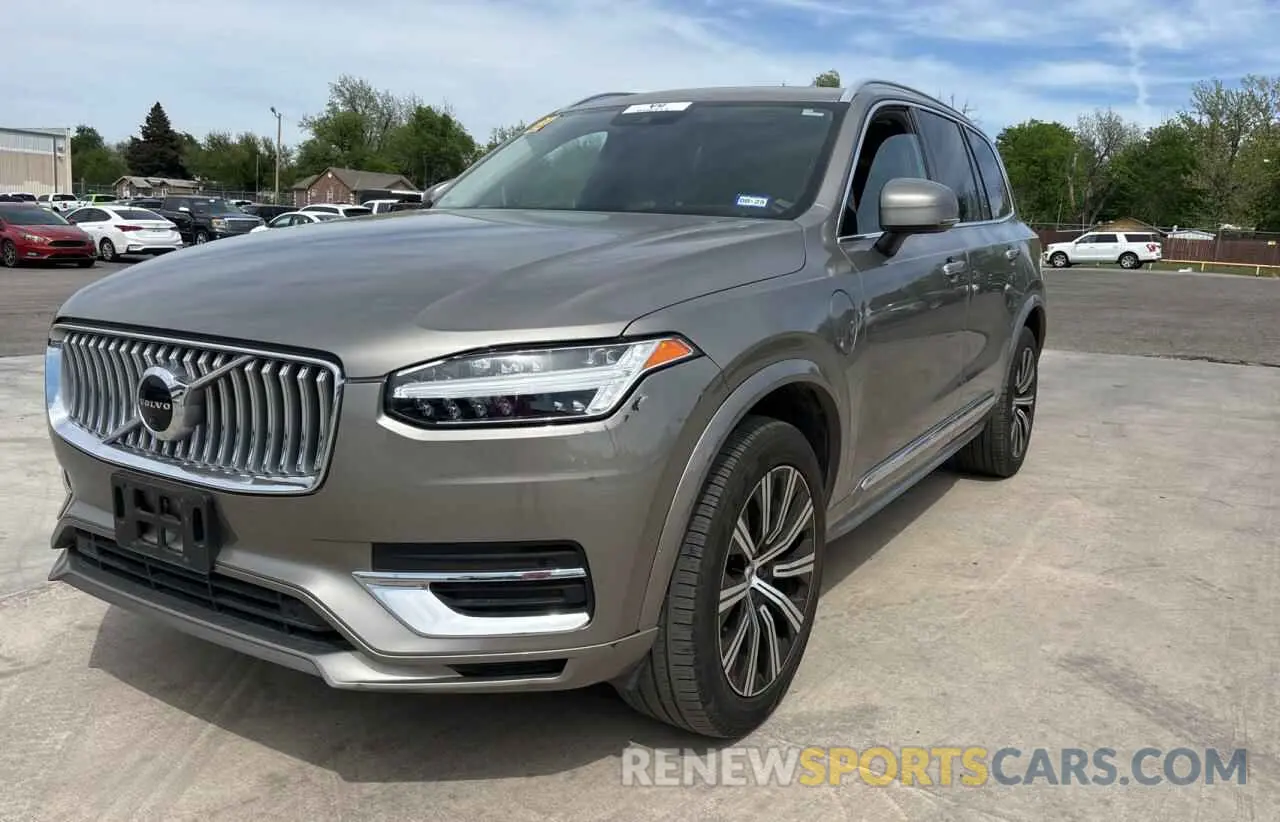 2 Photograph of a damaged car YV4BR00LXN1775980 VOLVO XC90 T8 RE 2022