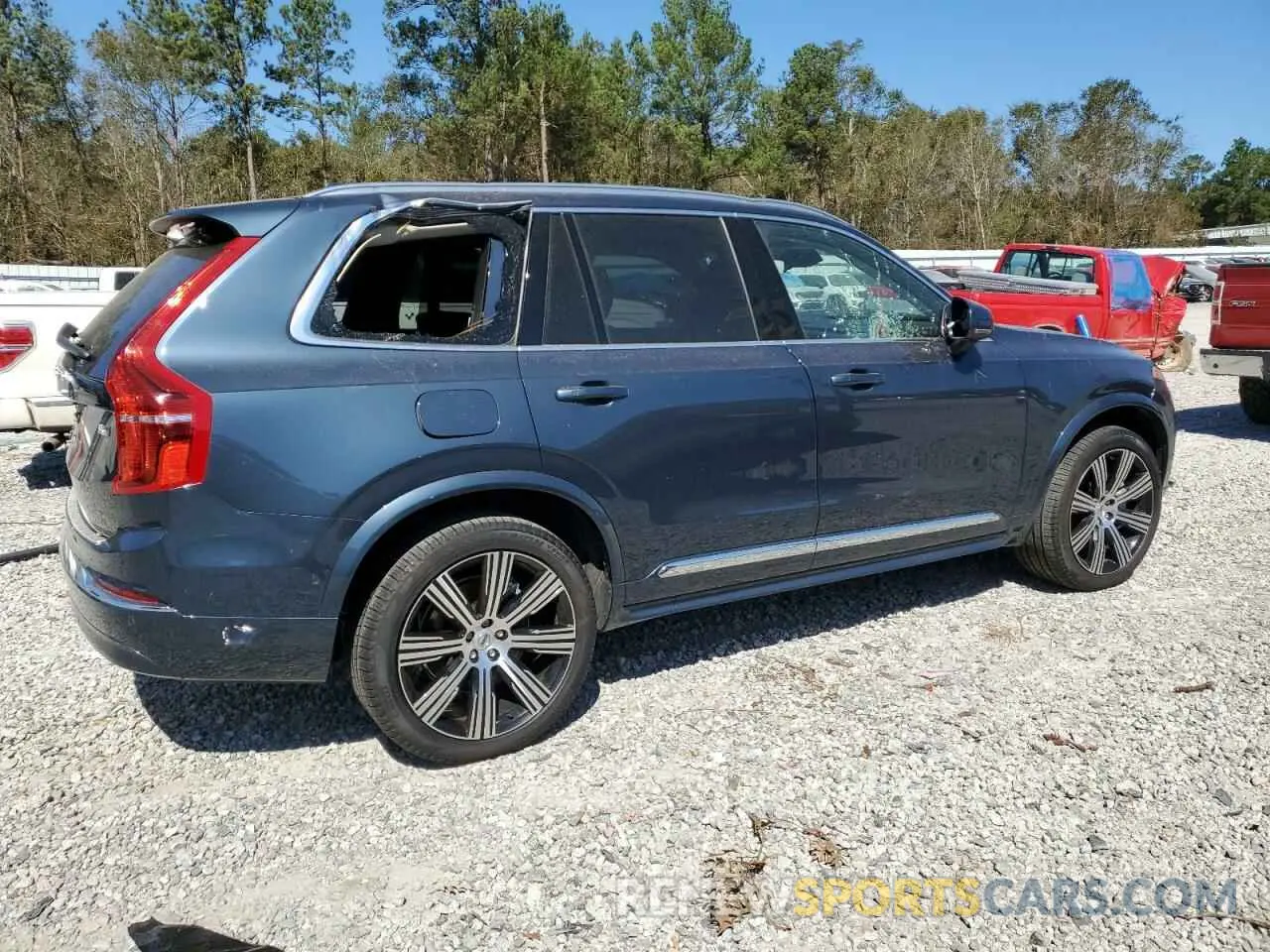 3 Photograph of a damaged car YV4062PF5R1211140 VOLVO XC90 ULTIM 2024